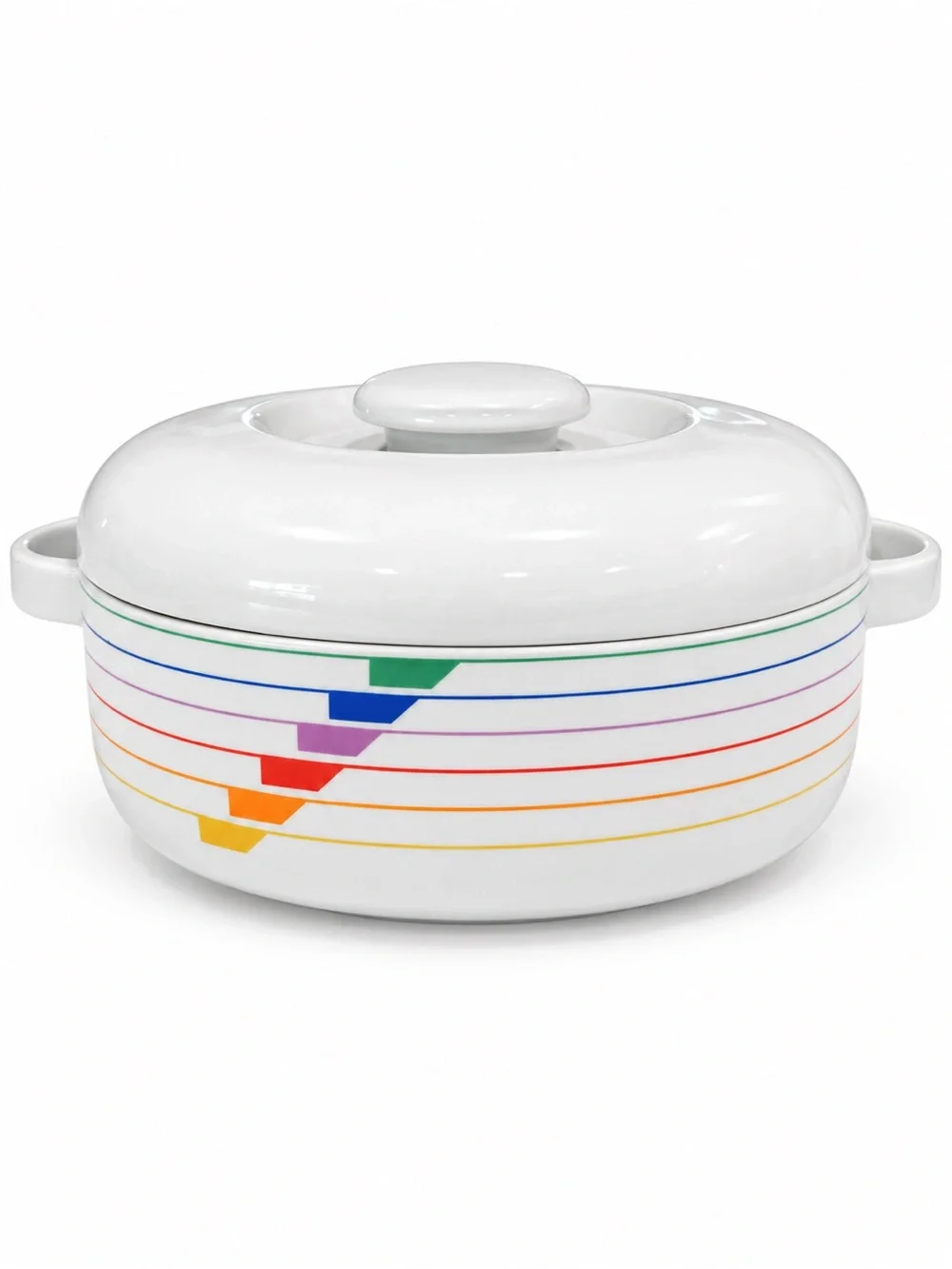 1980 Vintage Block SEXTET Harmony Rainbow Vista Alegre kitchenware pot lid
